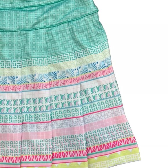 Lucky in Love Mint and Pink Mini Skirt - Picture 4 of 9